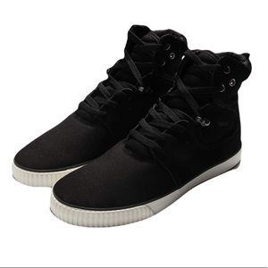 Tweak Weekender Canvas Men's High Top Sneaker Black sz 9 1/2  9.5